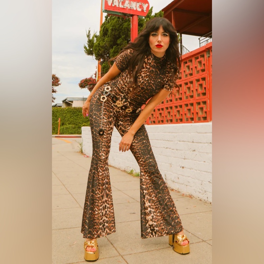 Miracle Eye Jagger Flare Jumpsuit